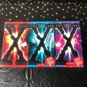 The X Files Season 1 Episode 1-6 VHS Lot Of 3
